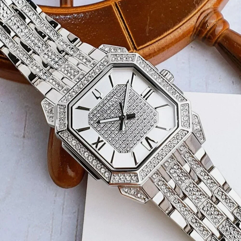 Bulova Octava Silver Tone Stainless Steel Men's Watch